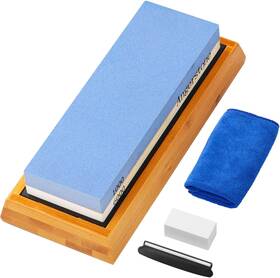 Sharping Roll 313021884833 Angerstone Premium Knife Sharpening Stone Whetstone 1000/6000 Grit