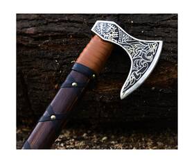 Shiny Crafts 742383120776 Crafts-axes Viking Axe Hatchet Norse Best Tomahawk Viking... Fast Ship
