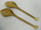 Sp04ab Silver Hosta Spoon Art Michaud Seasons Michael Set Table