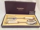 Simply Designz Set Of 2 White Enamel Aluminum Dinner Utensil Serving 822919723159