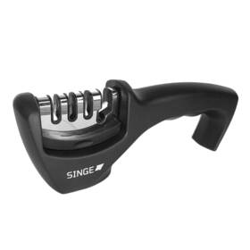 Singe 065018296062 4-in- 1 Knife And Scissor Sharpener Accessories Tool 4-stage Handheld Sharpene