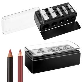 Mkxv570e Skrfren 742051 1 2 Pcs Eye Pencil Sharpener For Women 5 Hole Cosmetic Long Point Manual Black
