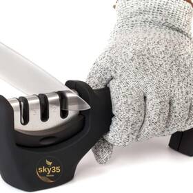 Sharpener-4-in-1 Sky35 Sky35-s-11 Knife Sharpener - Knives With Ceramic Rod
