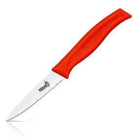 Slitzer Germany 024409519024 Paring Knife German Stainless Steel Blade 8 Inches 3/12 Inch Red