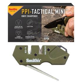 Smiths 027925509845 Smith S 50984 Pocket Pal Mini Tactical Knife Sharpener - Od Green 2 Stage
