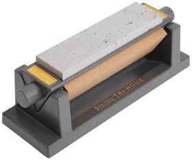 Tri6 Smiths 343538567134 Smith S Arkansas Tri-hone Stone Sharpening System Grey 6 Inch Fine Medium