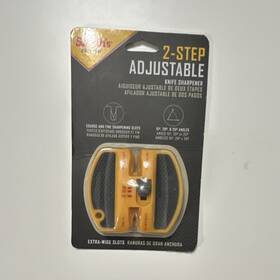 Smiths 502011 2-step Manual Knife Sharpener Adjustable Angle Non-slip Feet