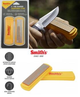 50363 Smiths Sharpeners Diamond 750 Grit Knife Sharpening Stone
