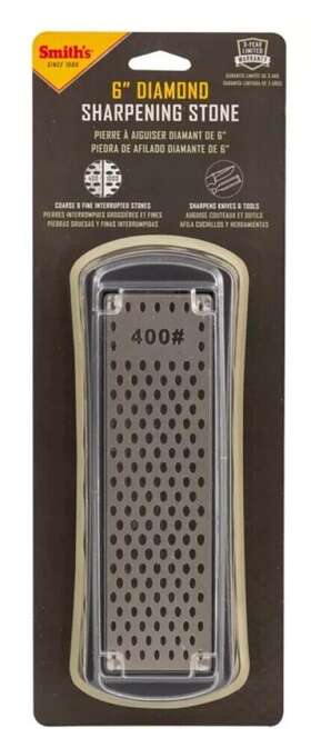 51312 Smiths Dualgrit Fine Diamond Stone Sharpener 6 Inch