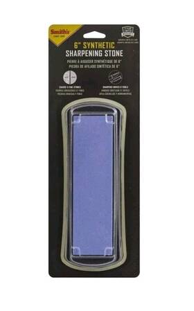 51314 Smiths 6 Inch L Dual Grit Whetstone Arkansas/synthetic Double-sided Sharpener
