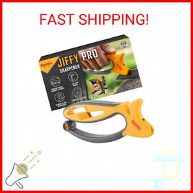 50185 Smiths 718472610879 Jiffy-pro Handheld Sharpener - 2-stage Sharpening Large Scissors