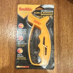 C11321.002 Smiths Knife And Scissor Sharpener Jiff-s Yellow Manual Plastic