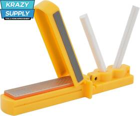 Ccd4 Smiths 3-in-1 Sharpening System Yellow Ceramic Rods Diamond Stone