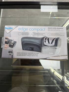 50029 Smiths Sharpeners New Gourmet Edge Compact Electric Knife Sharpener In Box