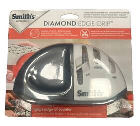 51003 Smiths Sharpeners White/gray Diamond Edge Grip Max Knife Sharpener
