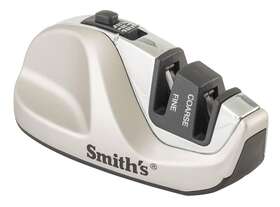 51023 Smiths Sharpeners Adjustable Diamond Edge Grip Sharpener - Grey Coarse And Fine