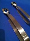 Snail Tongs Winco Escargot 2 Piece Set Stainless Steel New In Wrappers 811642017321