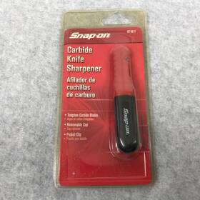 871011 Snap-on Carbide Knife Sharpener New Removable Cap Pocket Clip