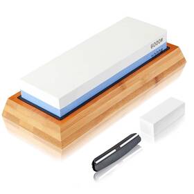 Soogree 734914867243 Premium Whetstone Knife Sharpening Stone 2 Side Grit 1000/6000 Shar
