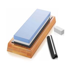 Soogree 750250584811 Knife Sharpening Stone Kit - Professional 2-sided Whetstone Sharpener 1000/60