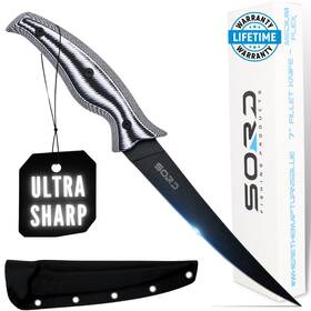 Sord Fishing Products 860007817502 Fillet Knife - 5-9 Inch Filet Knives For Fish Razor Sharp Boning S