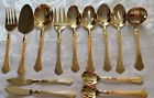 Spatulas13pc Spoons Gold Japan Kanu Ss Estate Tone Salad Cake 33 Pasta Serving