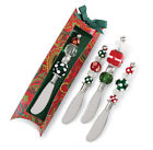 141703 Spreaders 4 Gift Set Beaded Holiday Hostess