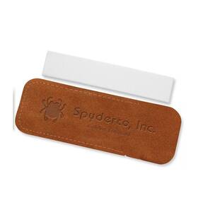303f Spyderco 666669860104 3-in By 8-in Pocket Sharpening Stone With Suede Case- Fine