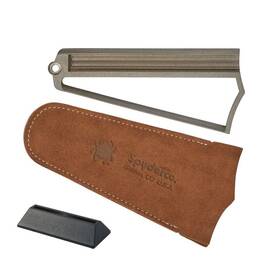 Spyderco 716104640492 Webfoot Sharpener - Carbon Steel Design With Cubic Boron Bitride Coating Inch