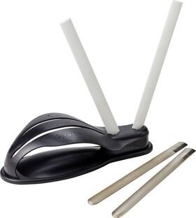 C603fcbn Spyderco Gauntlet Premium Sharpener Ceramic Cbn Rods 40-degree Angle