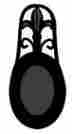 Sr44396 Home Basics New Cast Iron Fleur De Lis Kitchen Spoon Rest In Black 886466443960