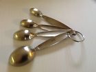 54209 Stainless Steel Spoon Condition Oneida Measuring Set 4 Pieces-great