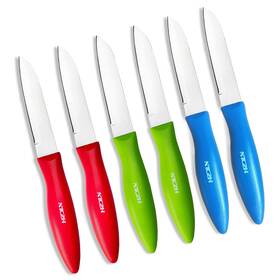 Strendier 192408703222 Classic Paring Knives With Straight Edge Spear Point Color Knife Set