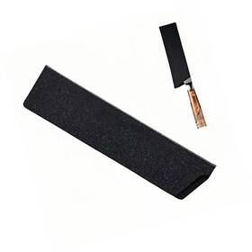 Strendier 768274336460 Professional 8-inch Knife Sheath Black Abs Plastic With Felt Lining Waterpr
