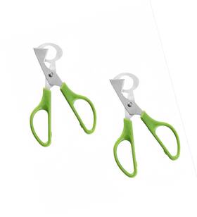 A-107 Strendier Green Quail Egg Cutter Scissors Kitchen Shears Tool-2 Pcs