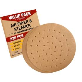Bs-air-rnd09 Strendier Uk 9 Steamer Paper Air Fryer Round Parchment Liners 220pcs Un