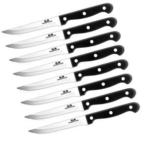 Kk013-us Strendier G.a Homefavor Steak Knife Set Stainless Steel 8 Pieces Full Tang Sharp Serra