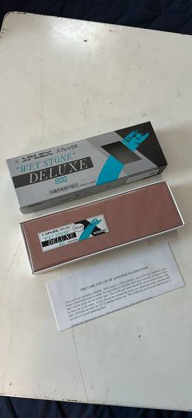 Suehiro Stone 966684020801 Splex Wet Deluxe 800 Honing Sharpening New Made In Japan