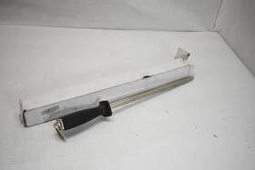 100-108-02 Superior Knife Sharpening Steel 17 Inch Polished Rod Black Handle Kitchen Tool
