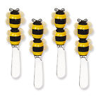 Supreme Housewares Bee Resin Cheese Spreaders Set Of 4 Bulk 855910553005