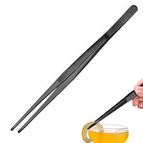 Suprobarware 438079760770 Tweezers 11.8ftft/30cm Precision Garnish Stainless Steel Tongs F