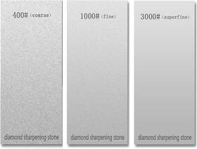 Suwajume 313056196109 3pcs Diamond Sharpening Stone Knf Sharpener Plate Honing Whetstone New