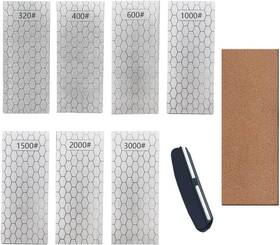 Suwajume 445018986916 Diamond Sharpening Stone Knife Sharpener Whetstone Honeycomb Surface Plat