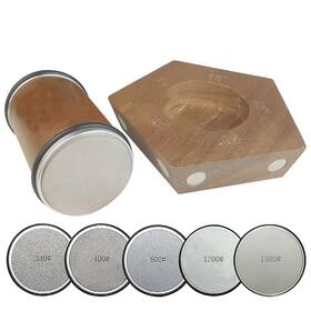 Suwajume 635401381504 Rolling Knife Sharpener 5 Magnetic Base With Pcs Sharpening Stone For All