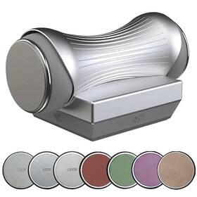 Suwajume 635405106042 Rolling Knife Sharpener With Magnetic Base For Straight Blades - Sharpe