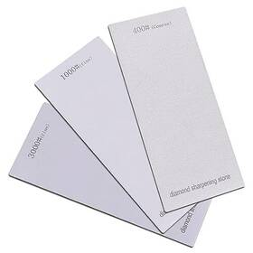 Suwajume 651358088648 3 Pcs Diamond Sharpening Stone Knife Sharpener Plate Honing Whetstone