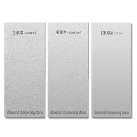 Suwajume 658370672756 3 Pcs Diamond Sharpening Stone Professional Knife Sharpener Plate Hon
