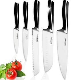 Sb-ks301 Svensbjerg Modern Chef Kitchen Knife Set Without Block Knives ... Fast Ship