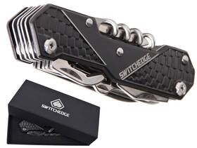 Pk001r Switchedge 14 Tools In One Black Pocket Knife