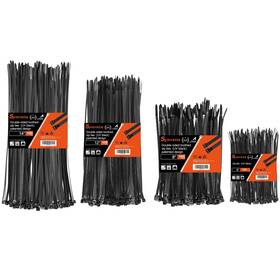 010-16 Symretie Assorted Zip Ties 400 Pack - 6 8 12 14 Inch Double Sided Toothed ... Fast Ship